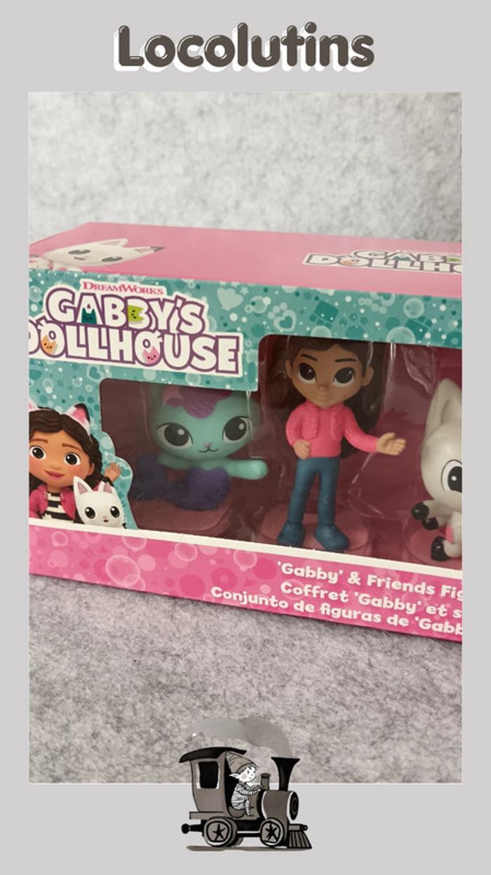 🚂 Lot de 4 figurines Gabby et la maison magique – sur socles - photo numéro 2