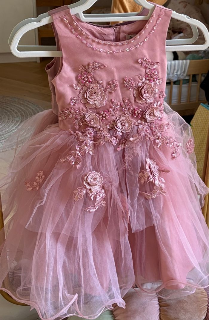 Robe rose Fiona and co taille 4 ans