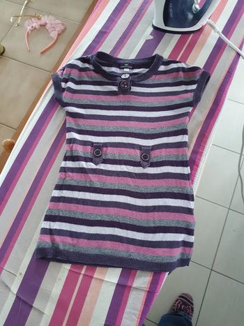 Robe pull a rayures 4 ans sergent major