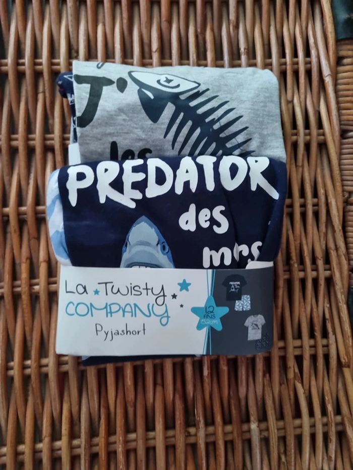 Lot de 2 pyjashorts neufs 12 ans