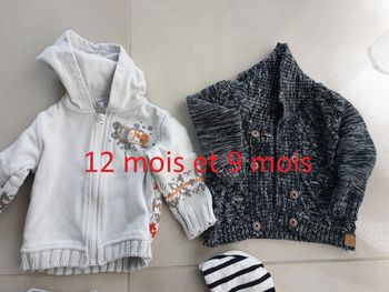 2 vestes kitchoun orchestra 1 an 12 mois et 9 mois