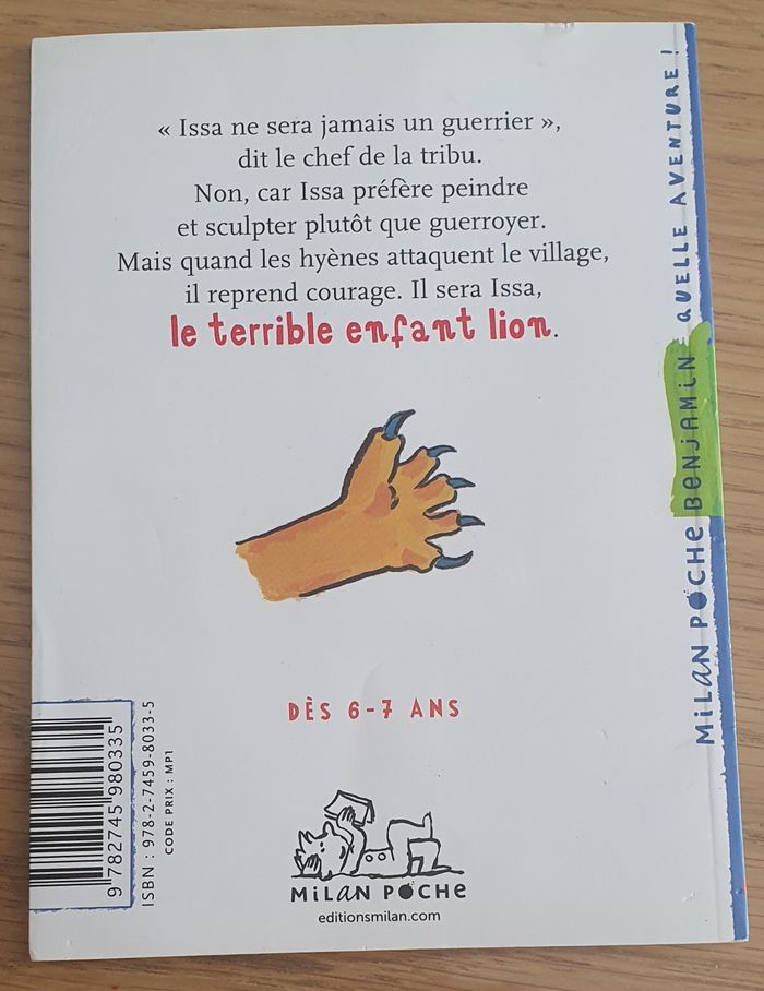 Livre Issa l'enfant lion 6/7 ans - photo numéro 2