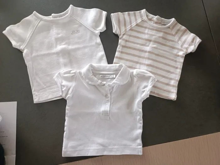 Lot tee shirt 3 mois