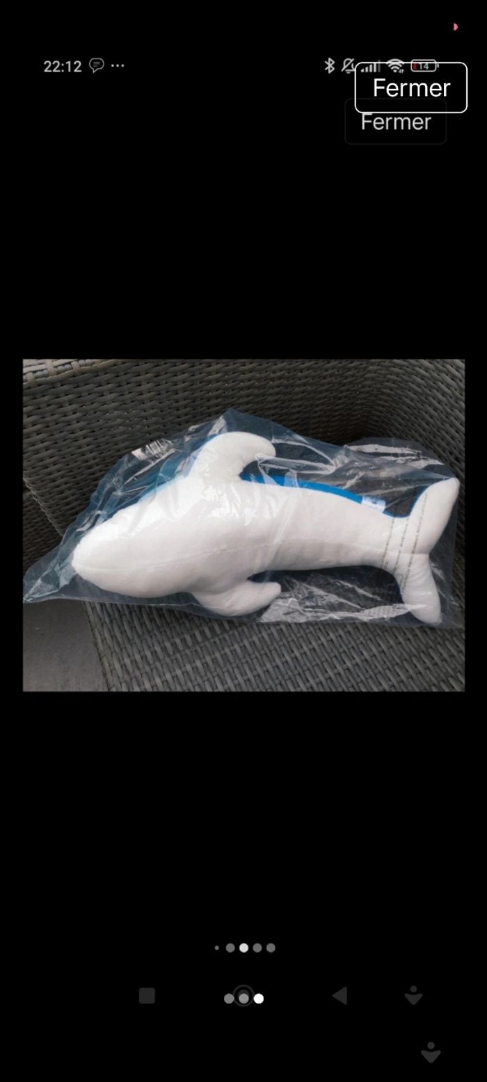 Peluche daufin - photo numéro 3