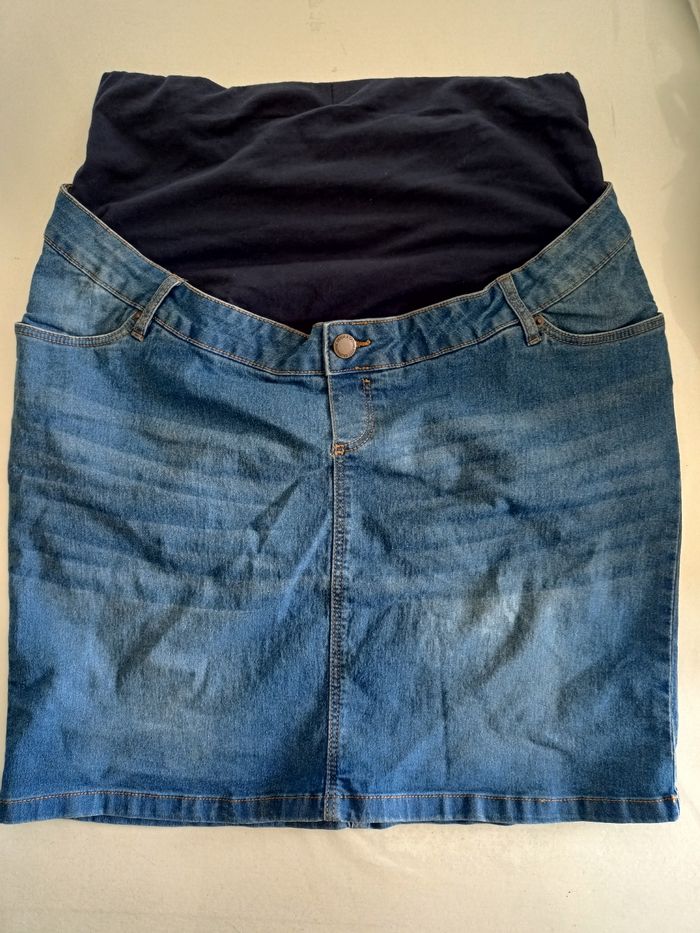 Jupe jean grossesse