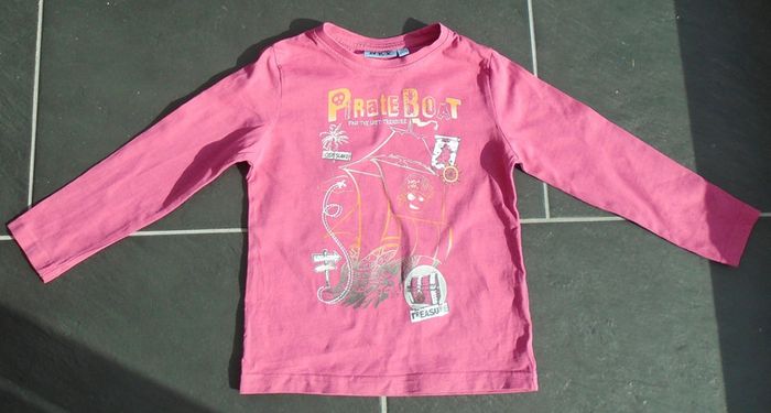 Tee shirt maches longues garçon 4 ans
