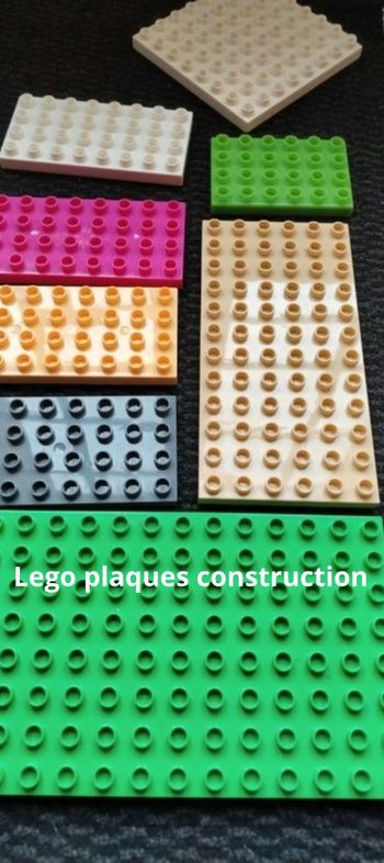 Lego duplo plaques construction 