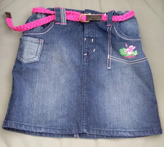 Très jolie jupe en jean "complices" fille 6 ans