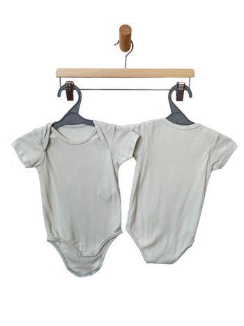 LOT DE 2 bodies à manches courtes (body) - Kiabi 18 mois