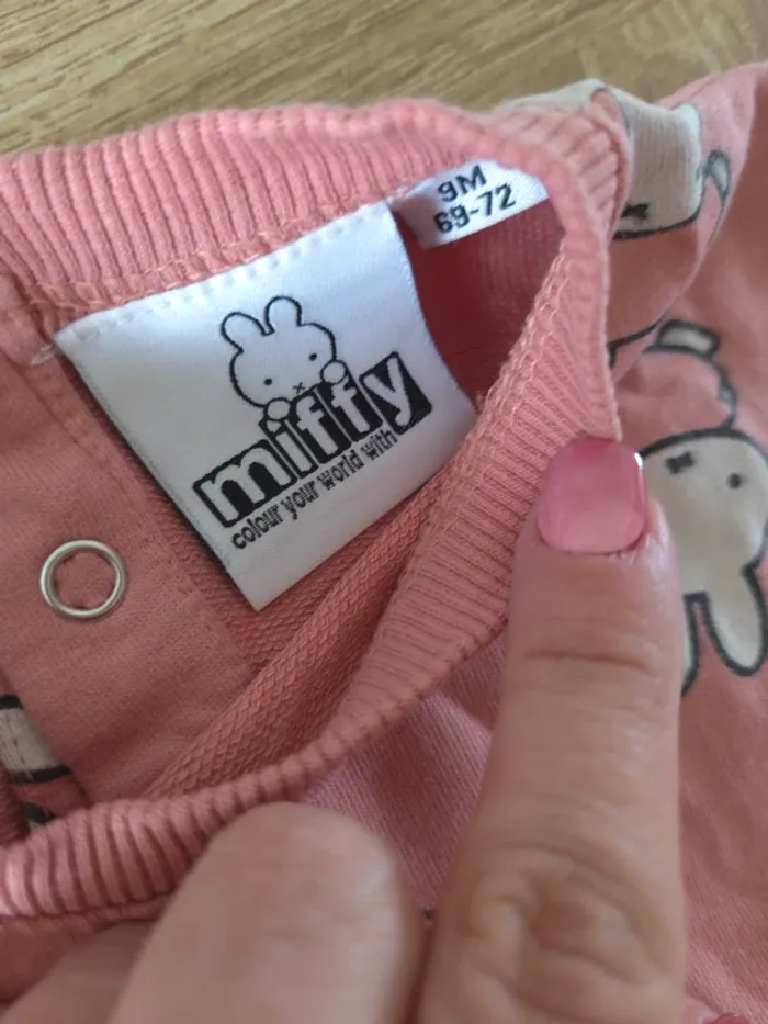 Pull sweat lapin rose 9 mois - photo numéro 3