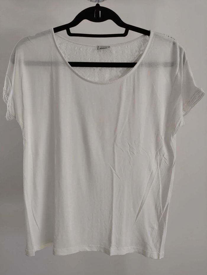 Pimkie t-shirt fluide blanc M