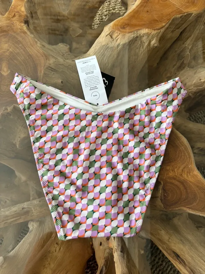 Bas de maillot de bain Etam high leg 70s cult - photo numéro 3