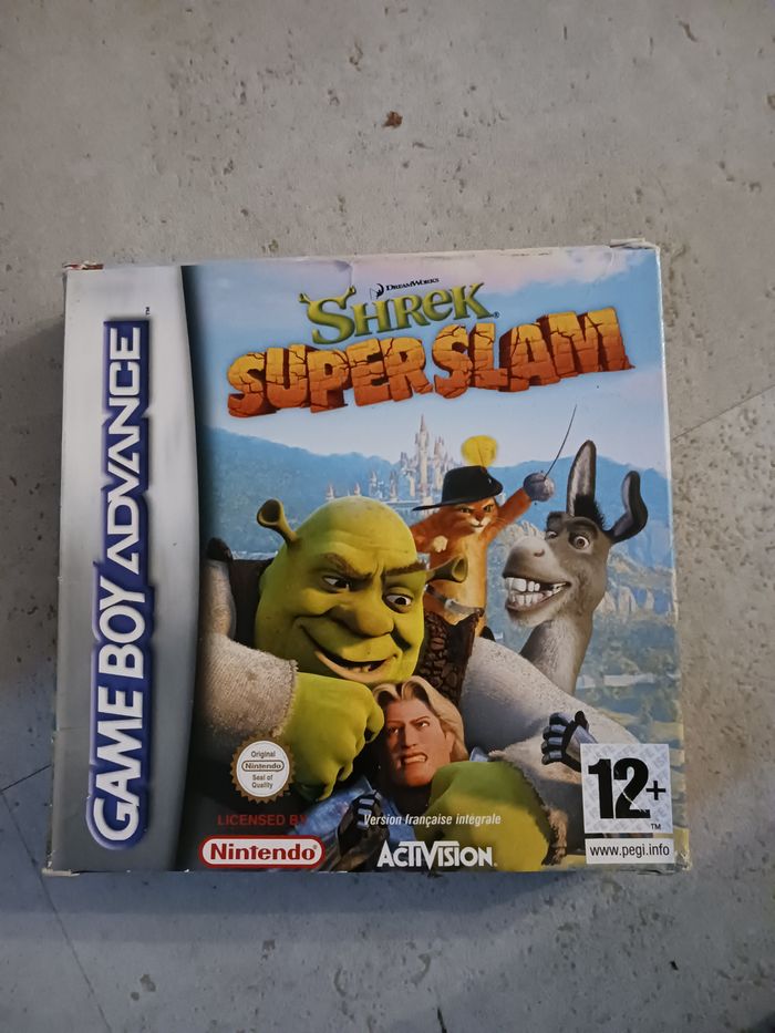 Jeu Game boy advance Nintendo Shrek super slam