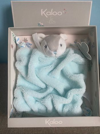 Doudou faon biche kaloo collection plume neuf etiquetté