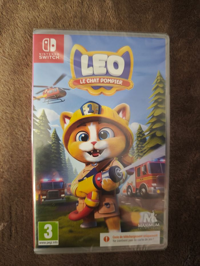 Jeux Nintendo switch neuf sous blister Léo le pompier envoie rapide excellent jeu