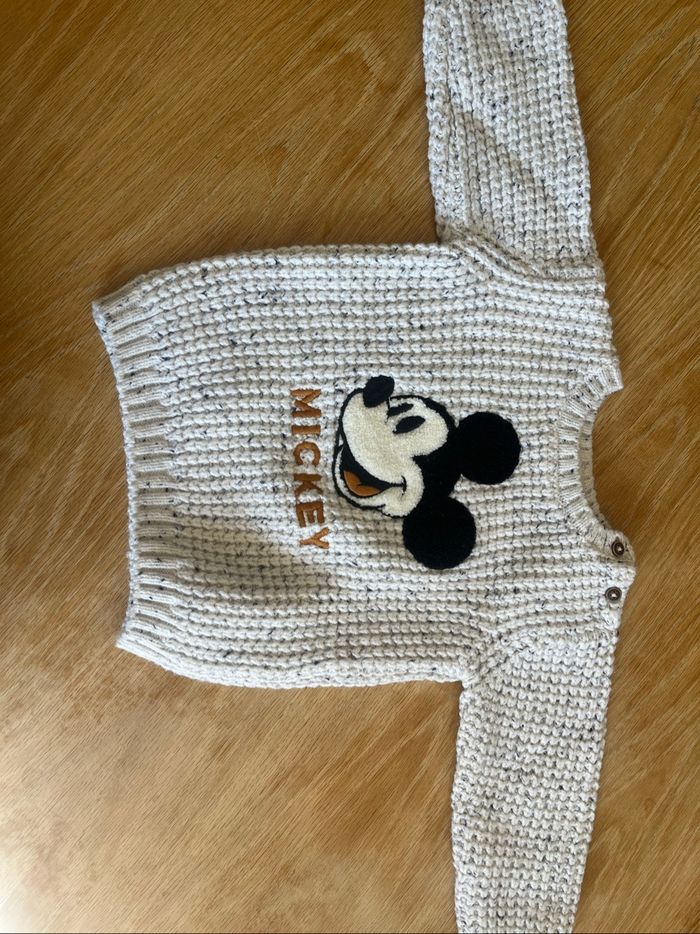 pull  en laine mickey 18 mois - photo numéro 2