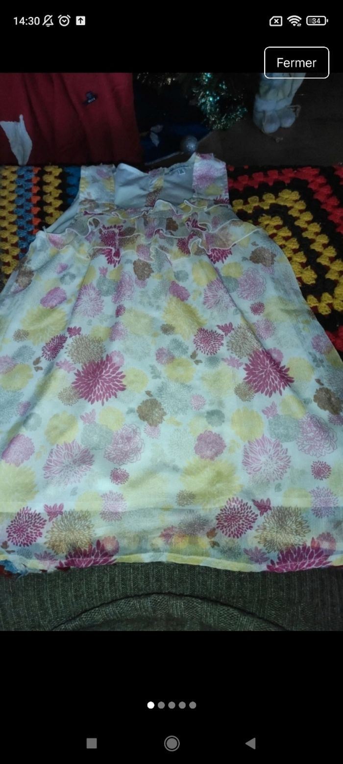 Très belle tunique longue fille e8 - photo numéro 5