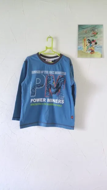 🦁T-shirt manches longues, Lego Wear, 7 ans