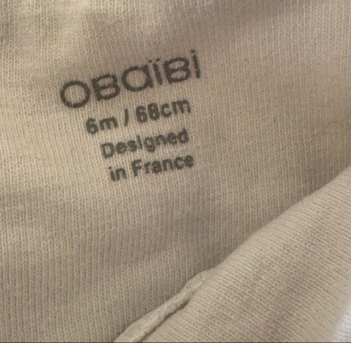 Pull Marinière  - fille - Obaïbi - 6 mois - super bon état - photo numéro 8