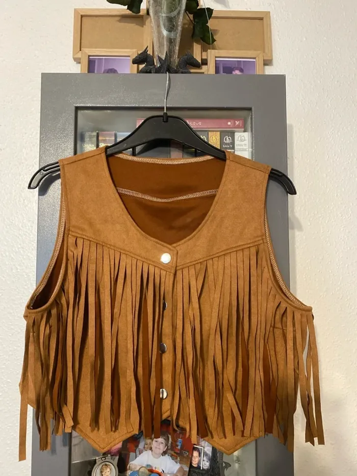 superbe veste sans manche touchée peau de pêche XL Shein neuf