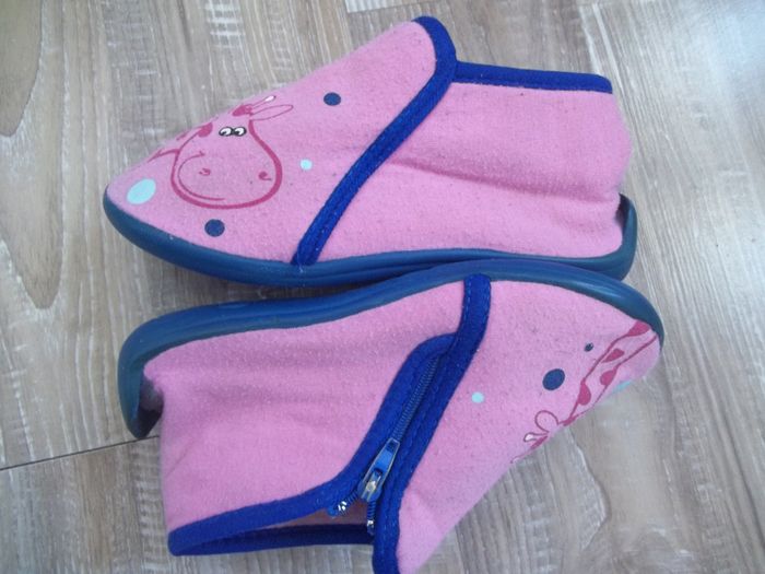 Chaussons zippés rose Girafe 27 - photo numéro 5