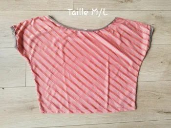 Top large et court taille M/L