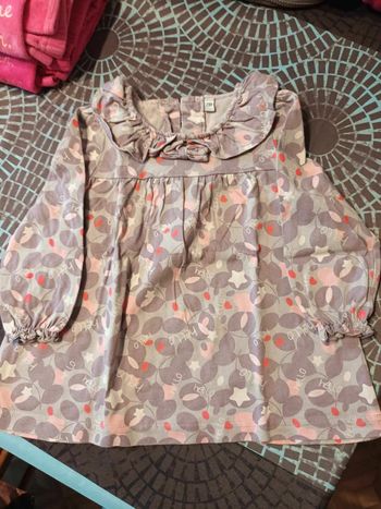 tee shirt ou tunique + leggings fille 24 mois plus