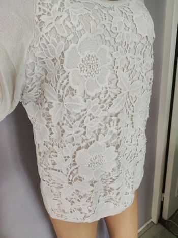 Pull dentelle Naf Naf taille M