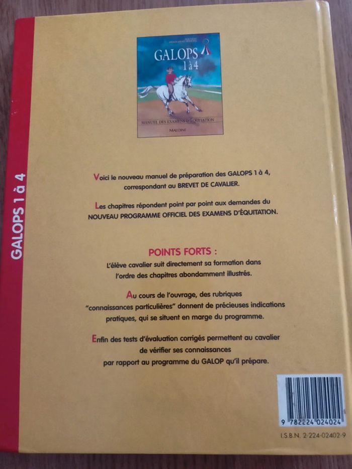 Livre galops 1 à 4 - photo numéro 2