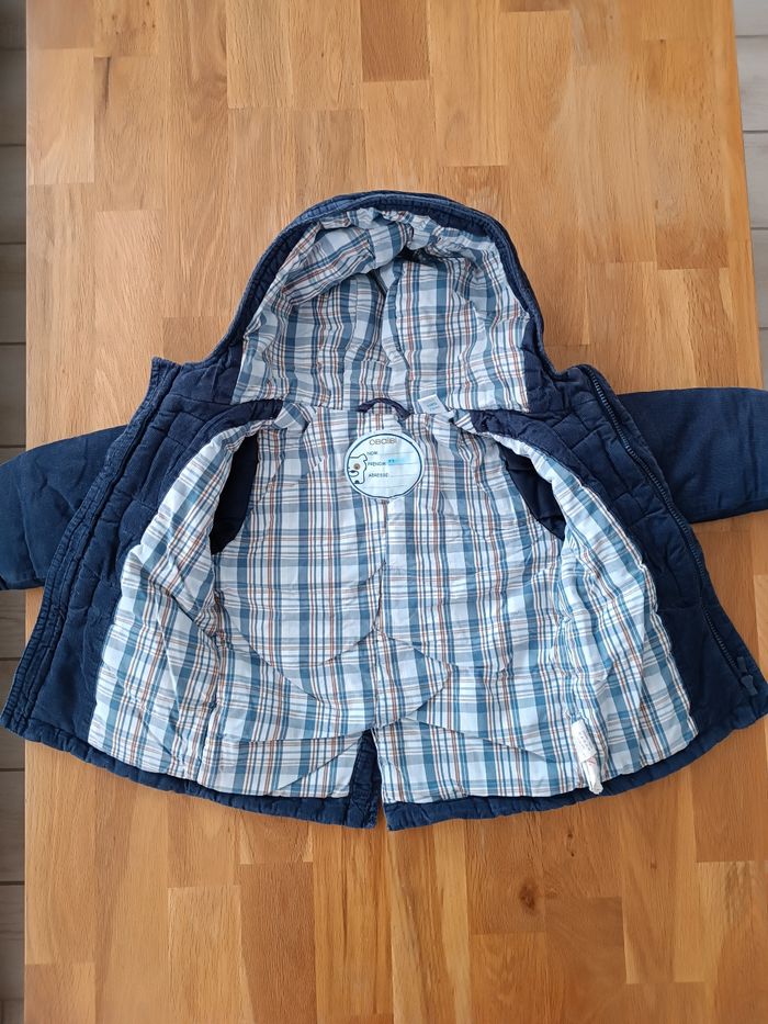 Manteau velour garçon 12 mois - photo numéro 3
