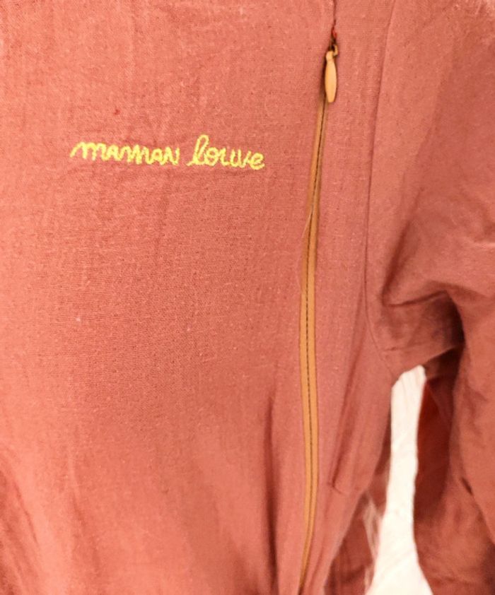 Robe d'allaitement gaze de coton Maman Louve - photo numéro 2
