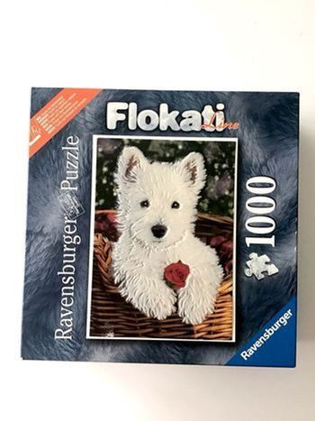 Puzzle floqué westie 1000 pièces