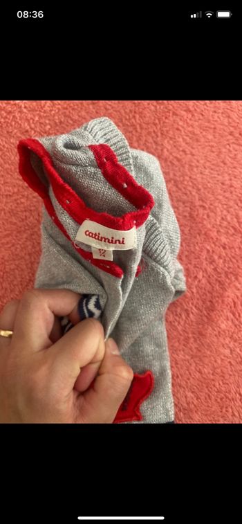 Petit gilet 12 mois catimini