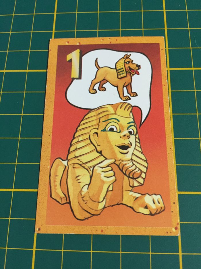 Carte trésor Chien 1 pièce détachée jeu de société Ramsès II Ravensburger #A65