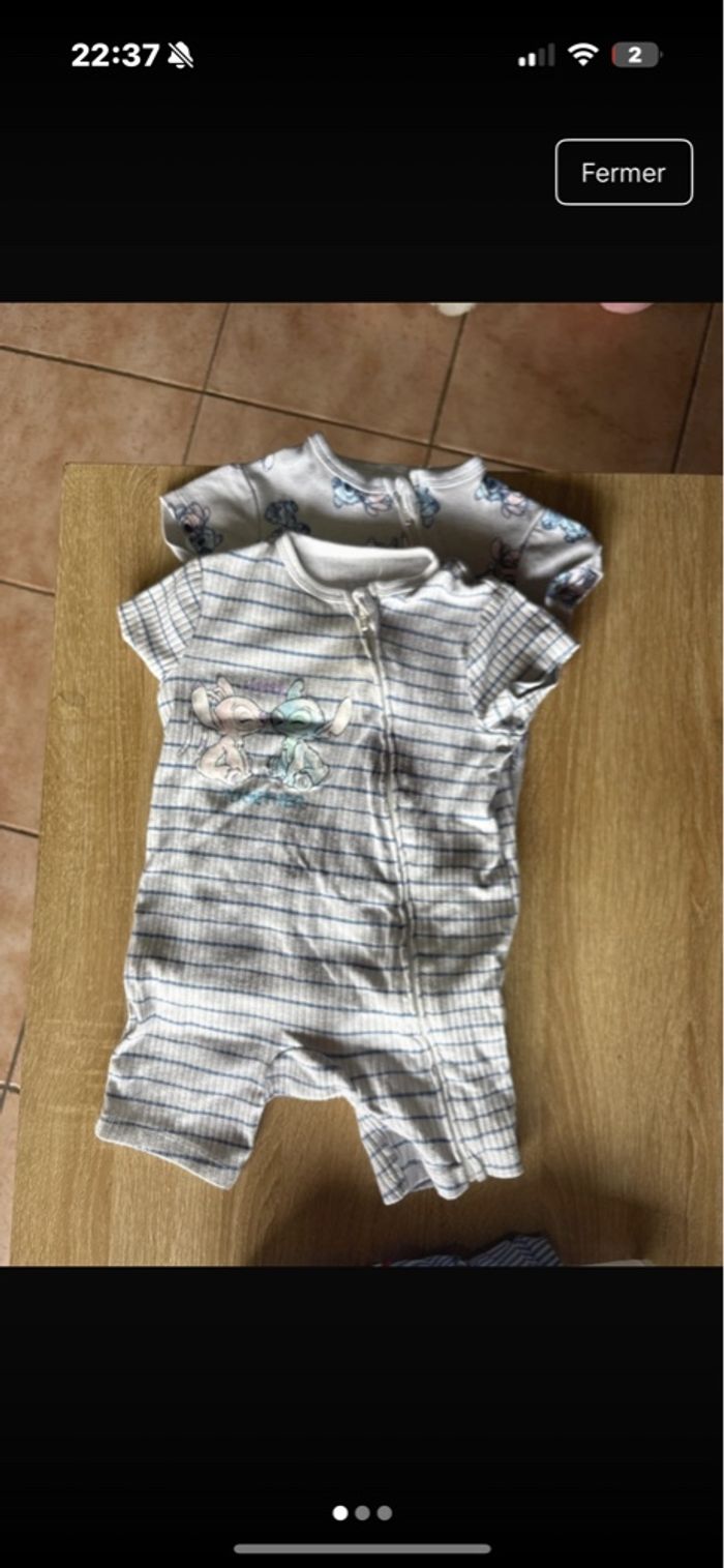 Lot de 2 pyjamas - photo numéro 1