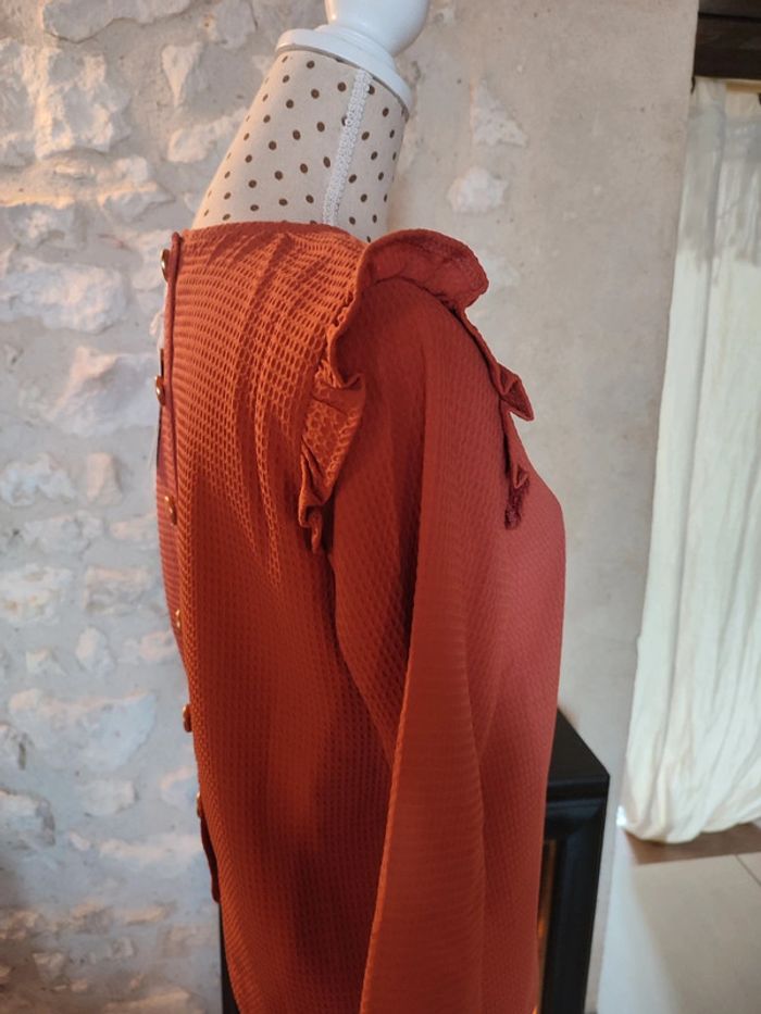 Blouse rouille taille S M L dispo - photo numéro 8