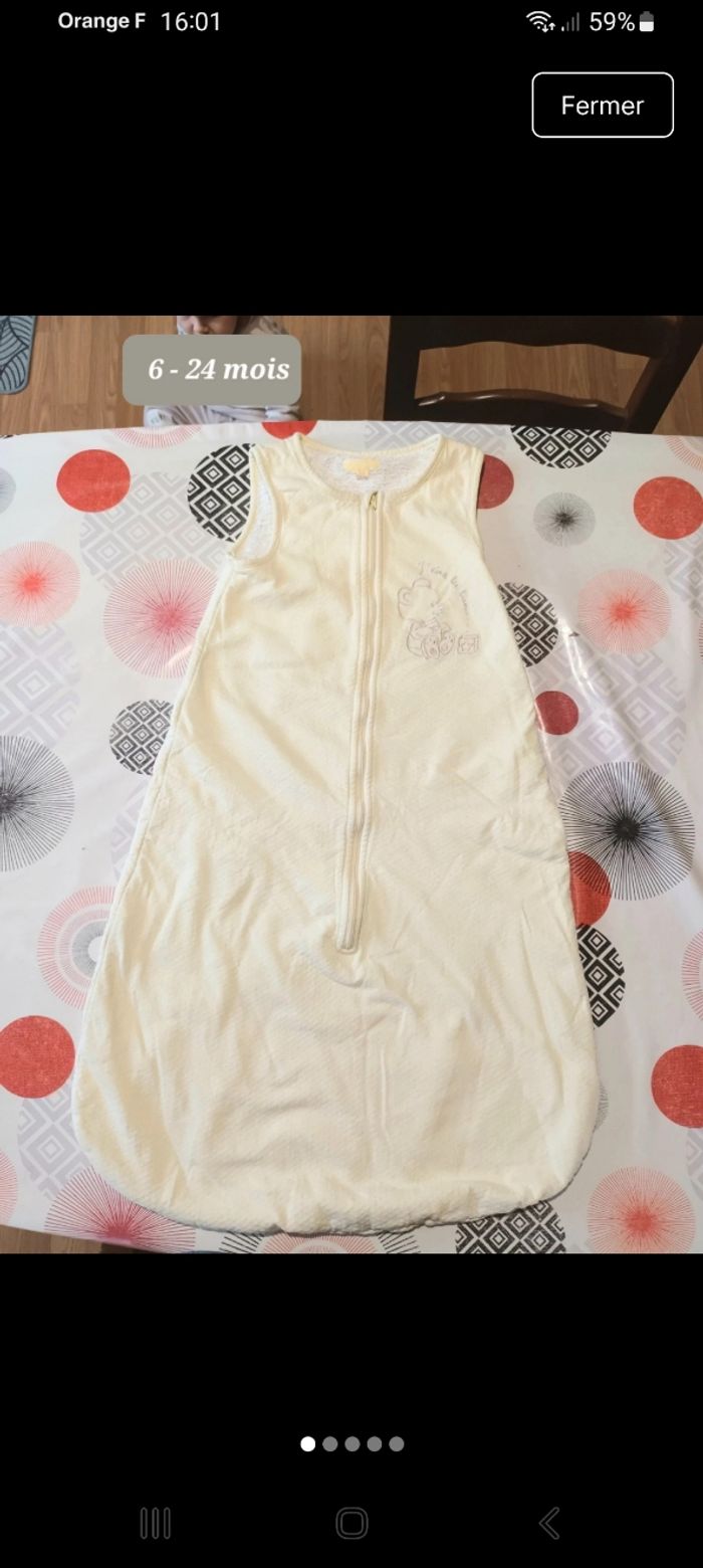 Gigoteuse mixte Taille 6 à 24 mois