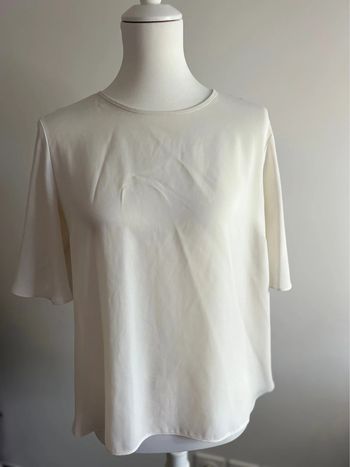 Top Manches Papillons Blanc Primark Taille 42