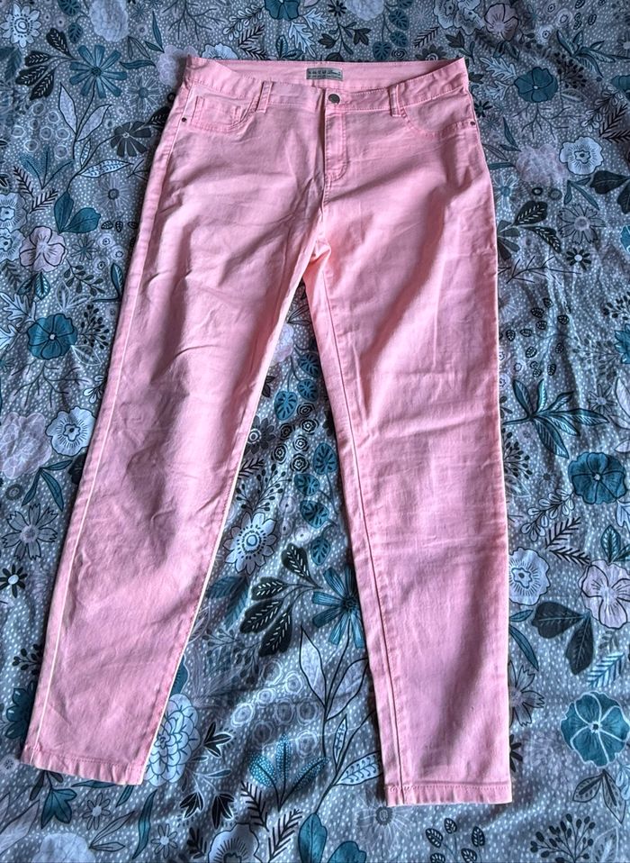 Jean rose skinny Denim Co. -  taille 44