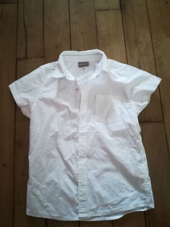 Superbe chemise blanche Vertbaudet taille 6 ans 3€