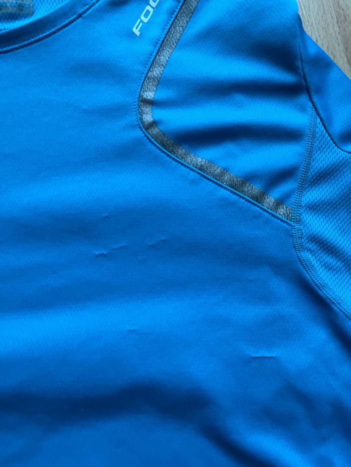 T-shirt technique Focus AG2R la mondiale/M/bleu turquoise/bon état - photo numéro 11