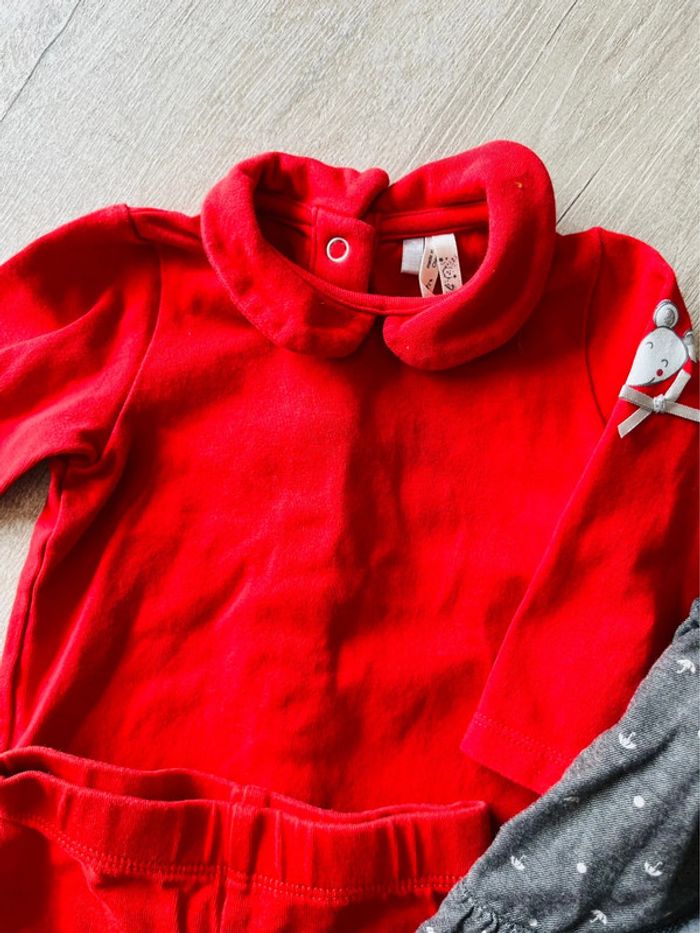 Robe,tee-shirts et legging bébé fille orchestra - photo numéro 3