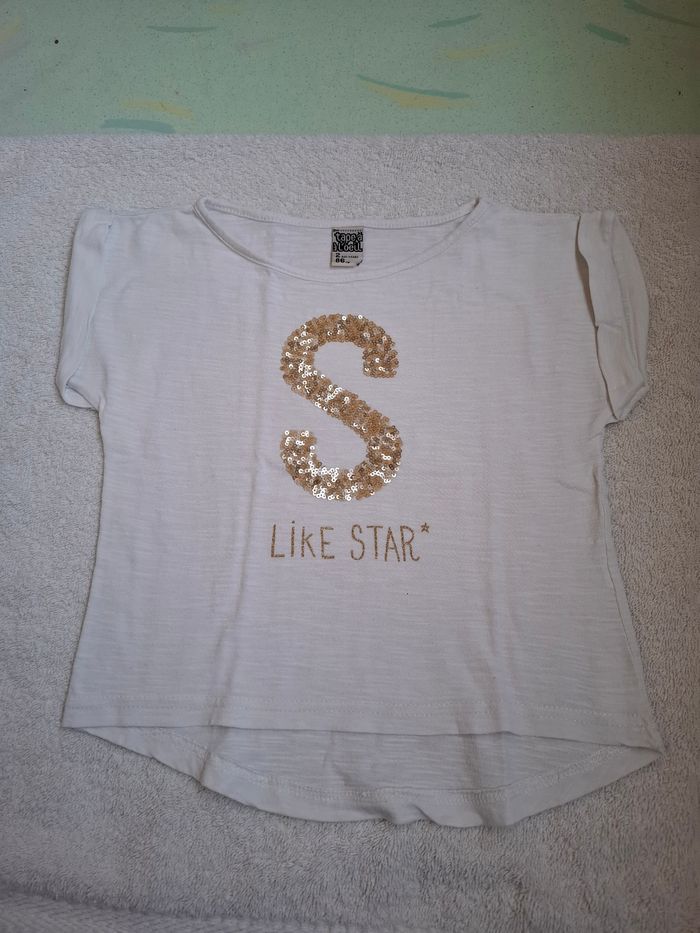 Tee-shirt sans manches Écru