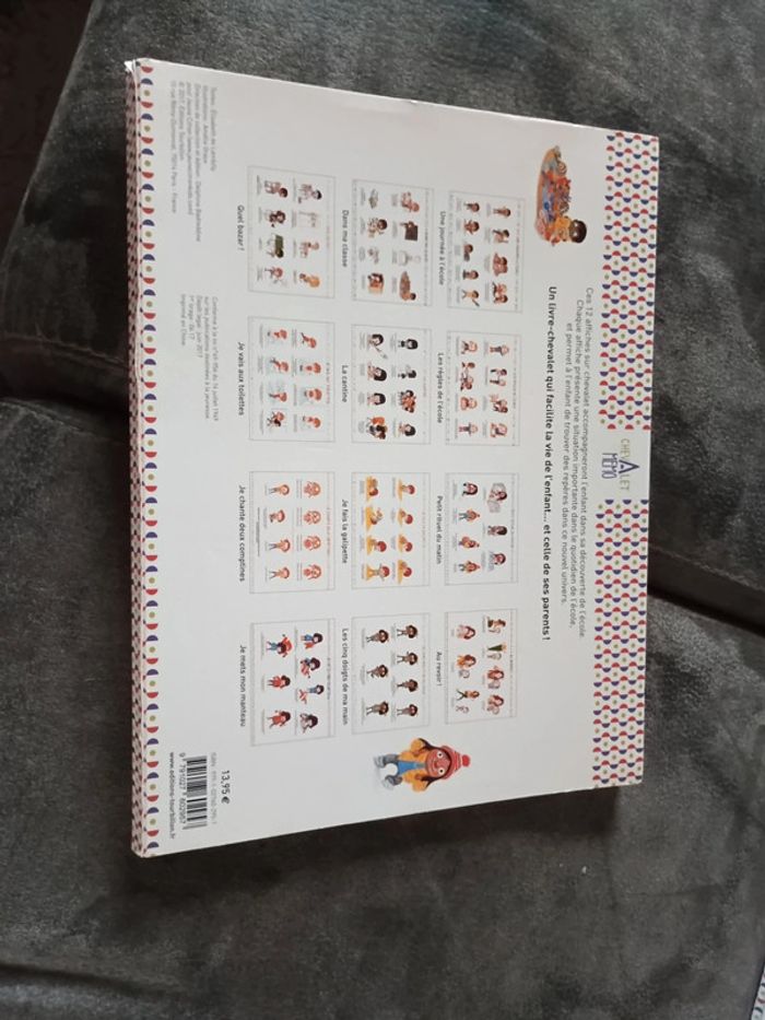 Chevalet avec 12 affiches mémo petits rituels de l'école maternelle - photo numéro 2