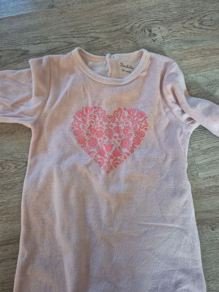 Pyjama rose chaud - photo numéro 2