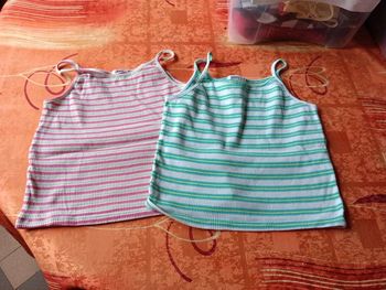 Lot de deux débardeurs Gémo 16 ans