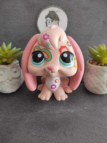 Littlest Petshop Pet Shop LPS jumbo lapin Bunny rabbit Pink #geektradelpslapin