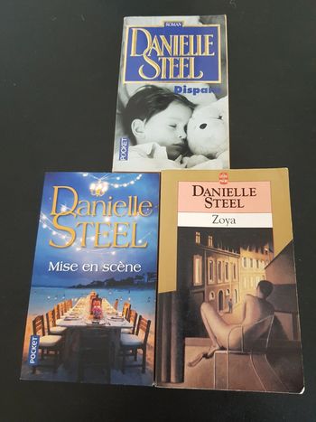 lot de 3 poches Danielle Steel