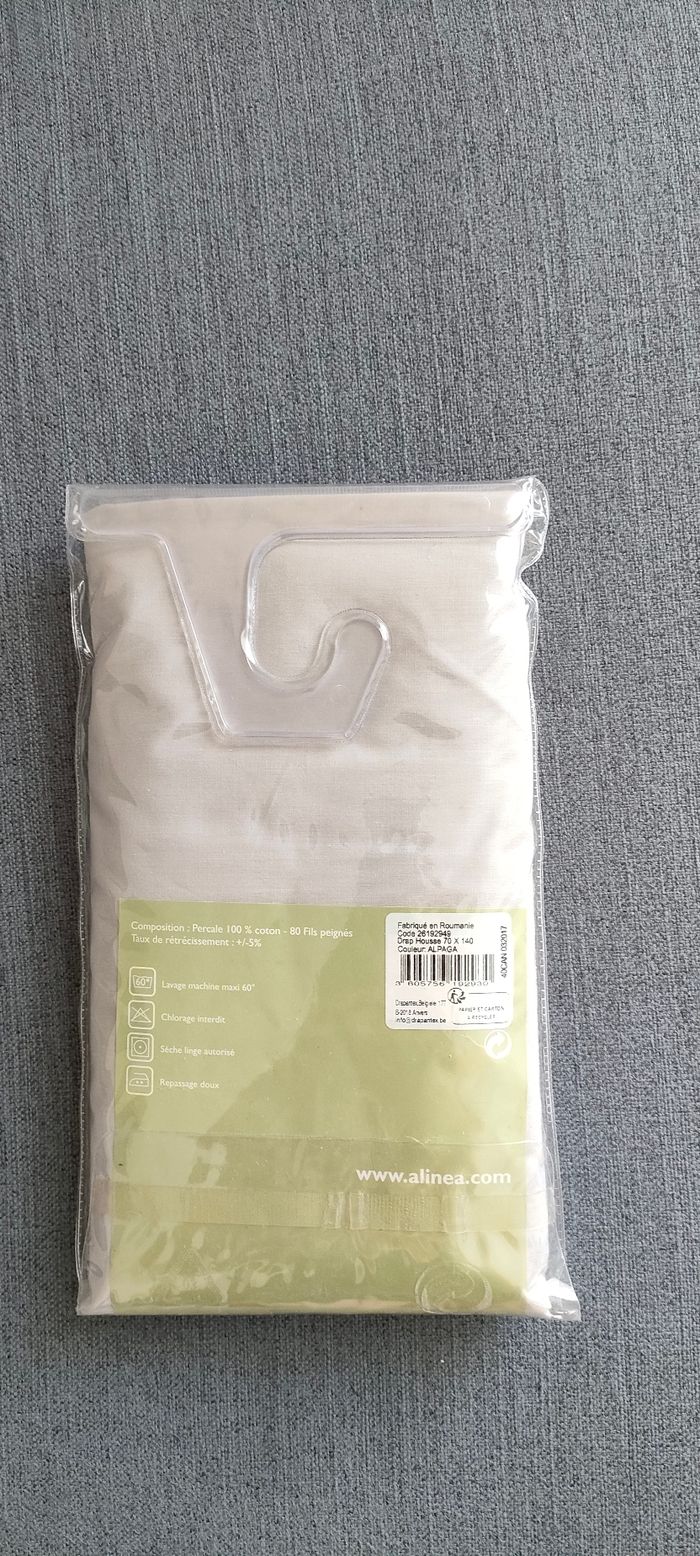 Drap housse 70x140cm neuf - photo numéro 2