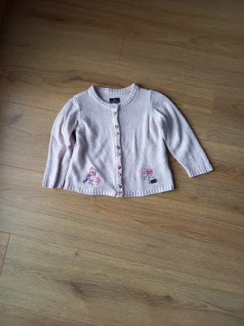 Gilet chaud rose 18 mois